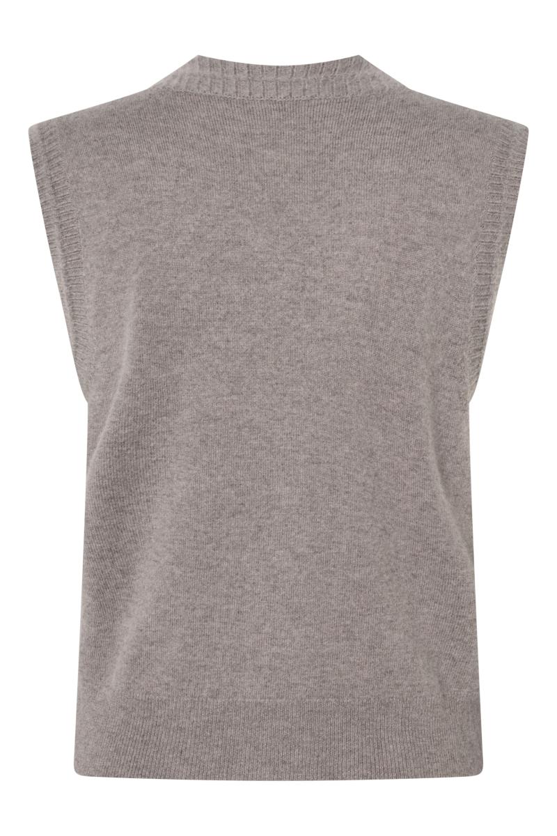 Damen Schurwollmix-Weste