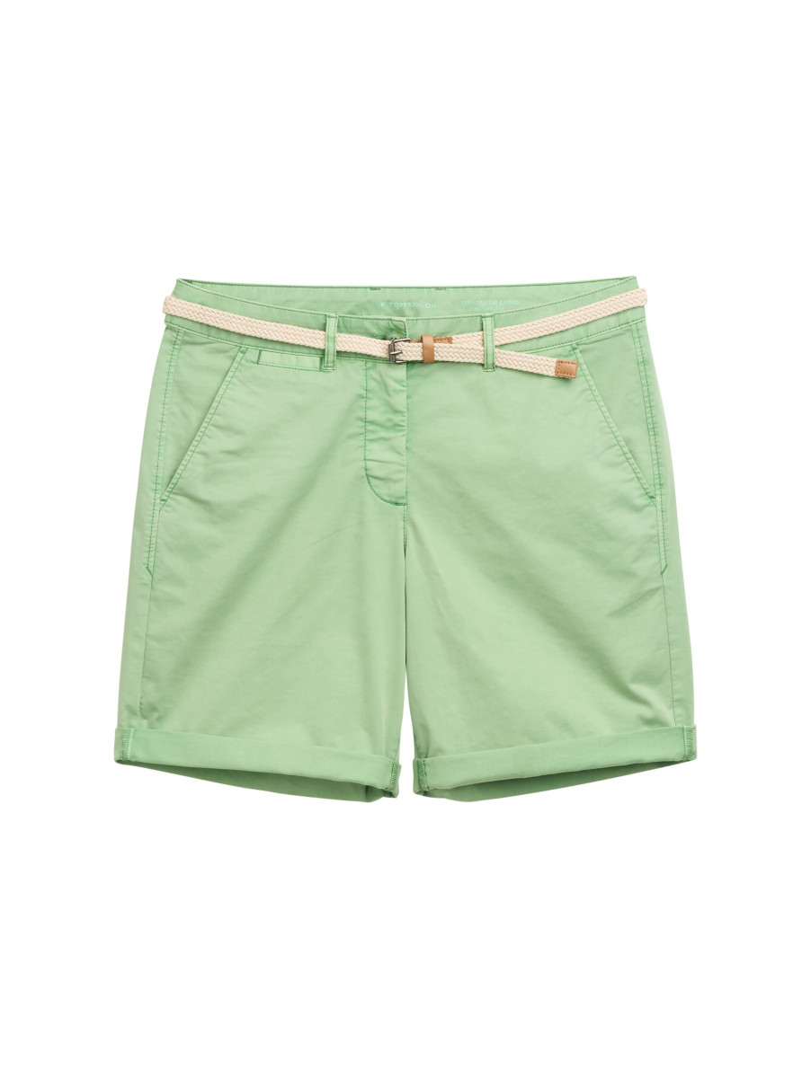 Damen Bermuda mit Gürtel