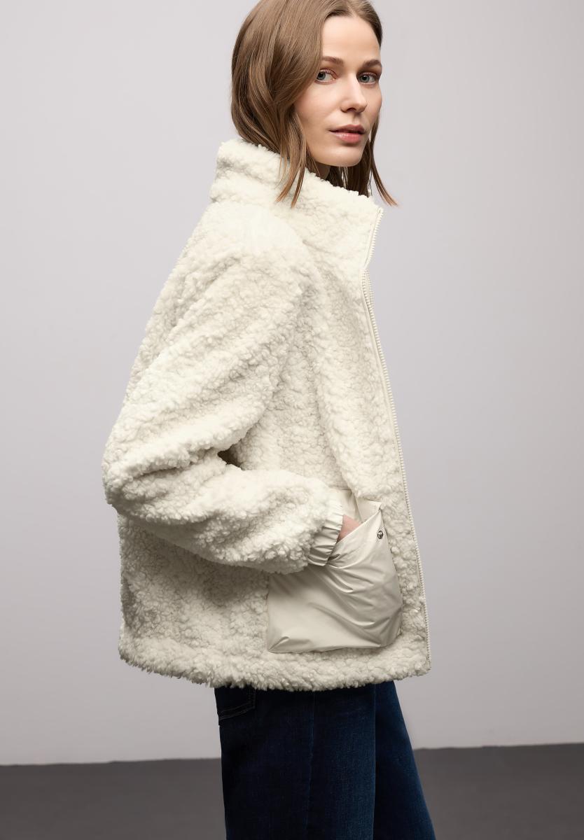 Damen Teddy‑Jacke