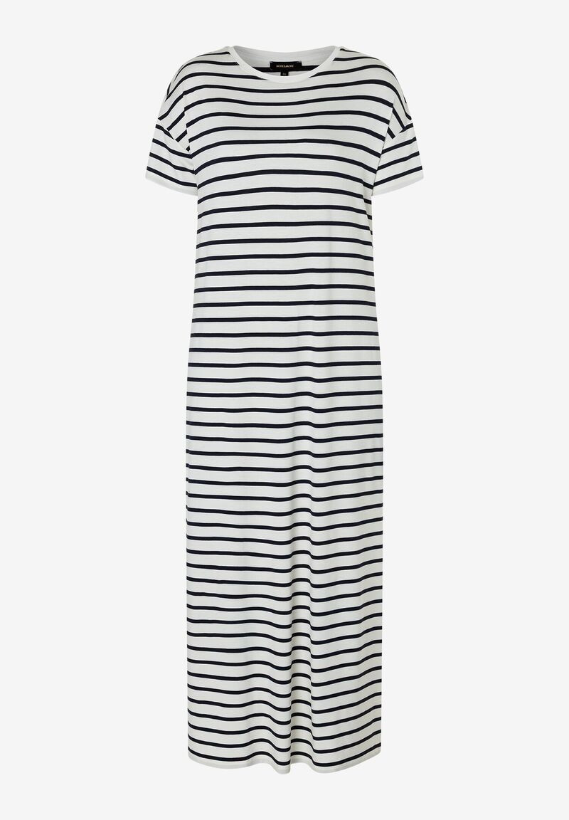 Gestreiftes Jersey-Kleid