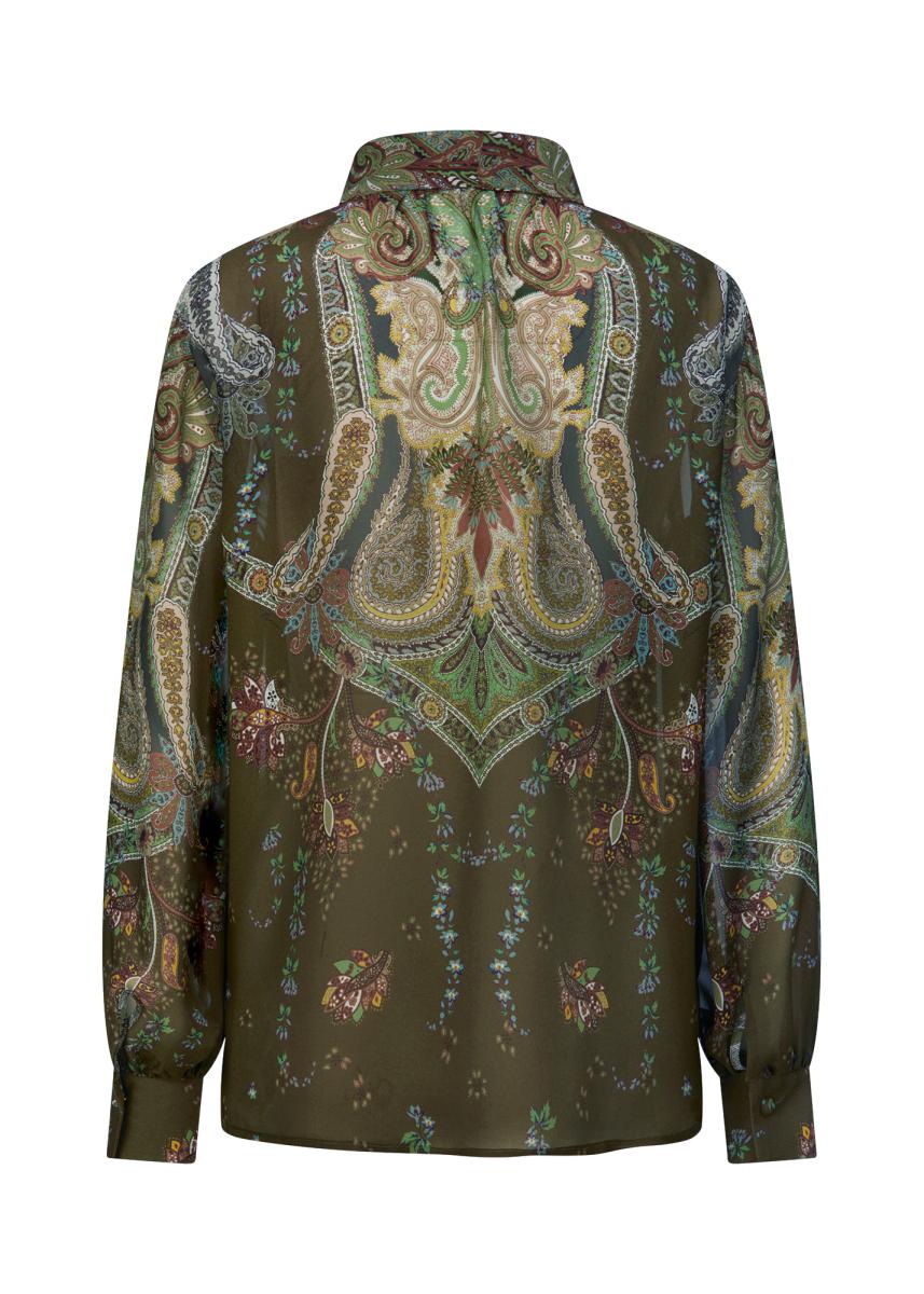 Bluse mit Paisley-Print