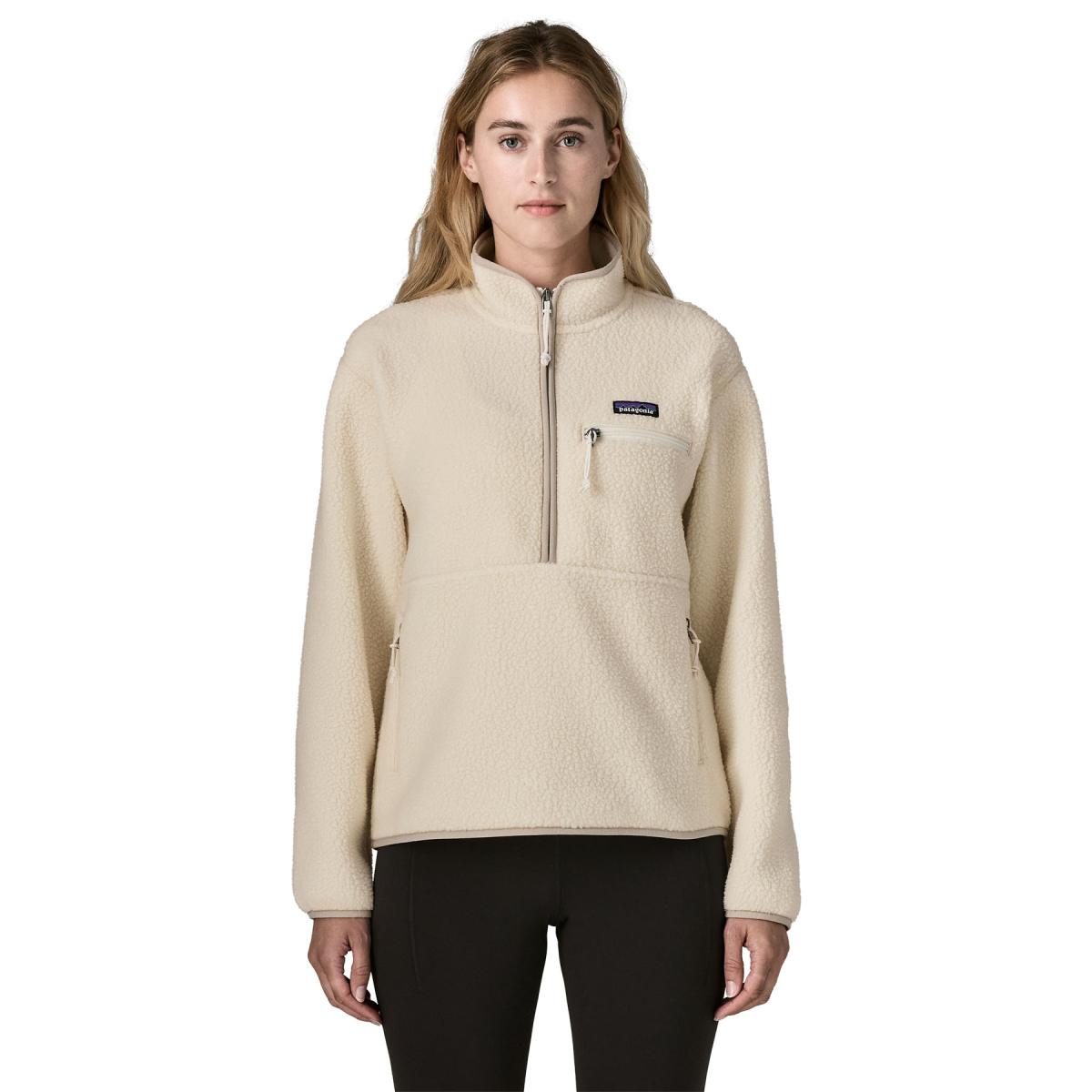 Damen Fleece-Pullover Retro Pile