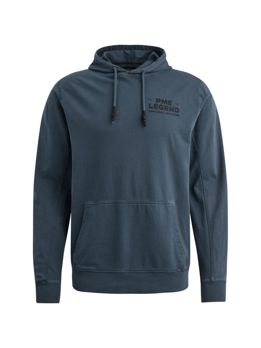 Herren Hoodie Garment-Dye