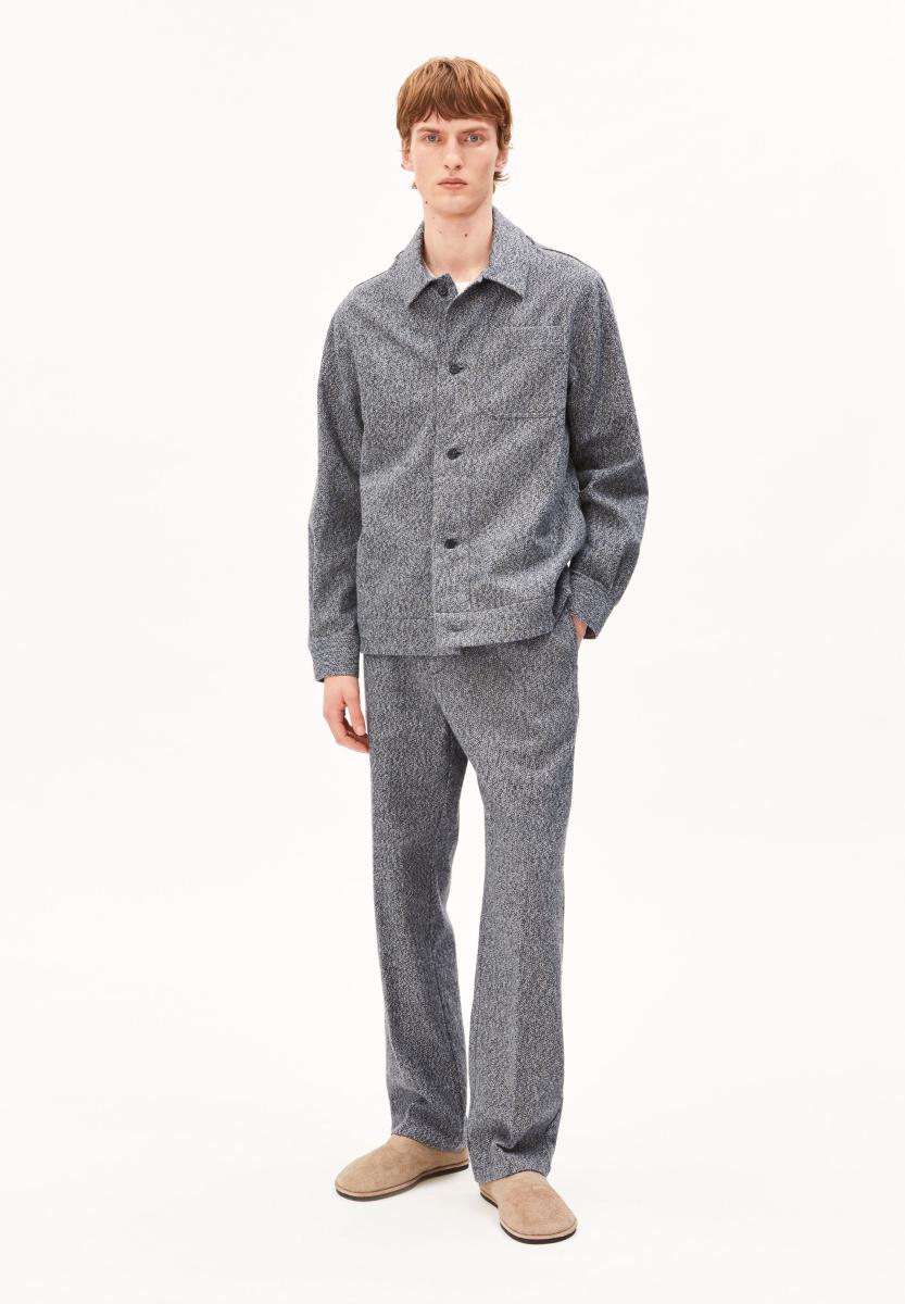 Herren Hose Tweed Straight Pant