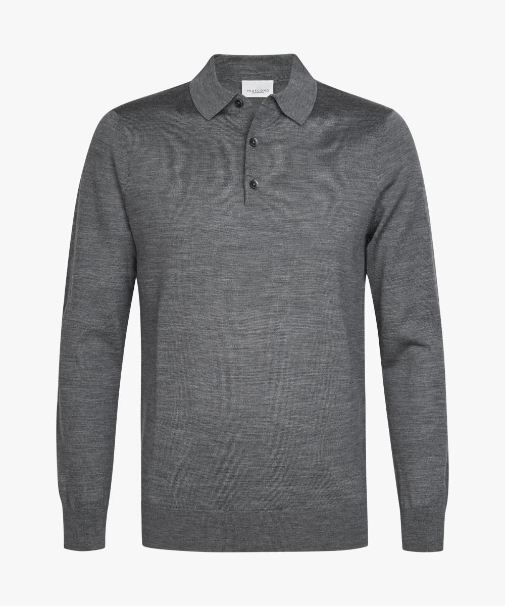 Herren Strick-Polo aus Merino