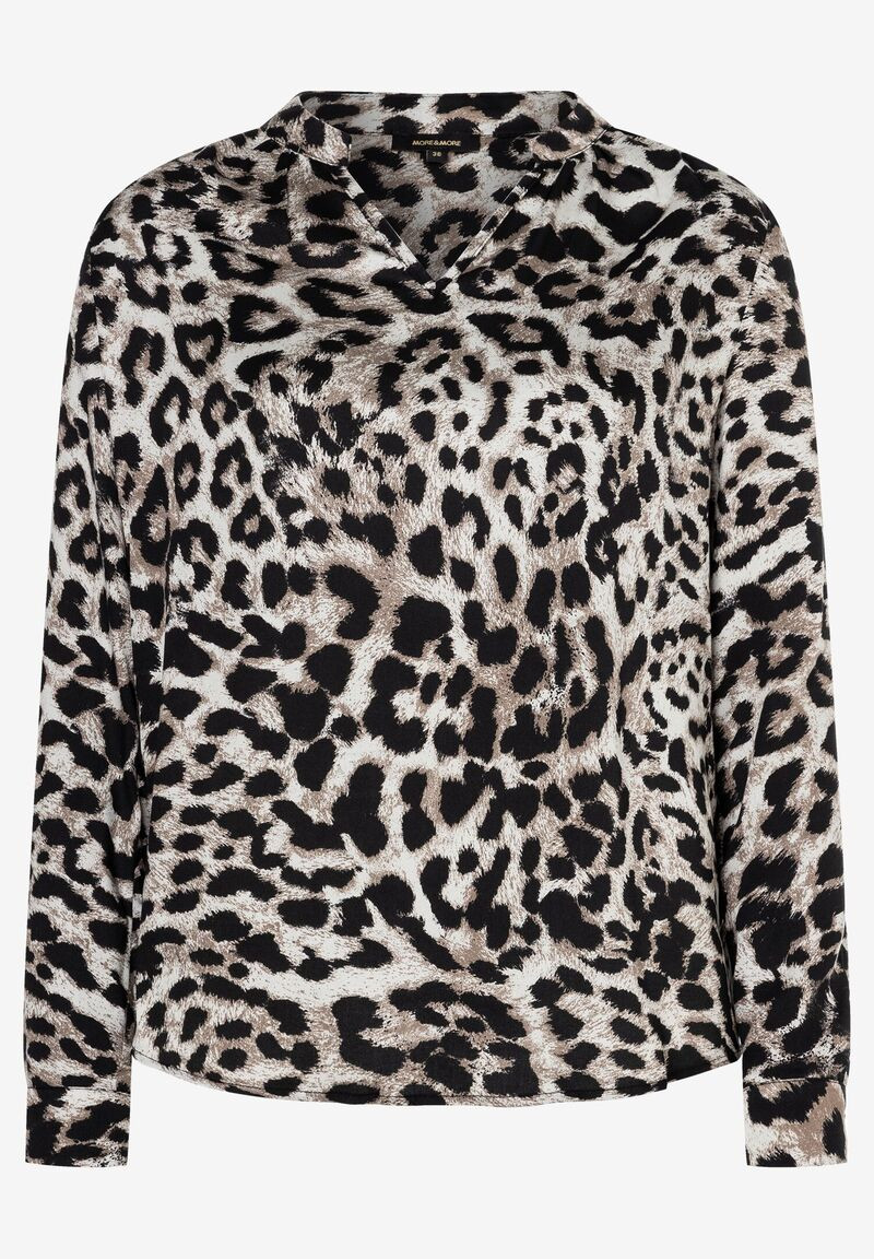 Viskosebluse  Leoprint