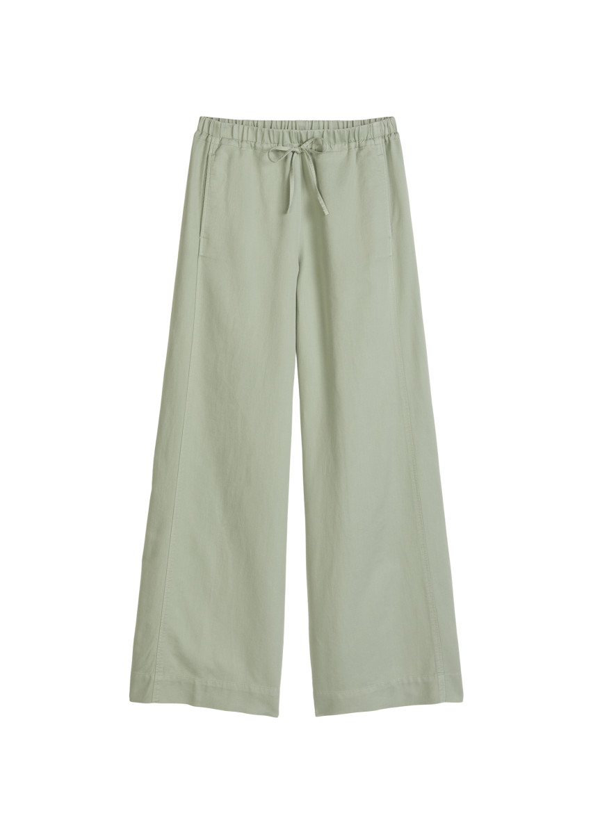 Damen Hose Wide Leg