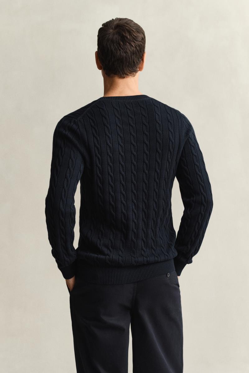Herren Zopfstrick-Pullover