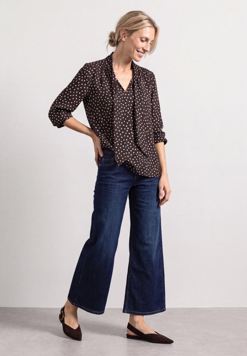 Bluse Mit Schleifendetail