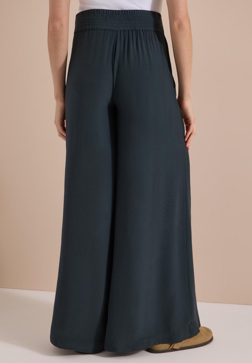 Damen High Waist Wide Leg Hose