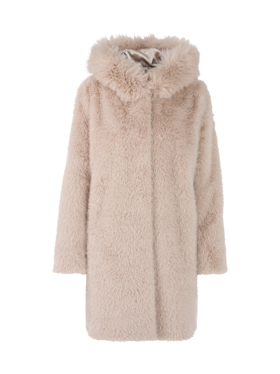 Mantel aus Fake Fur