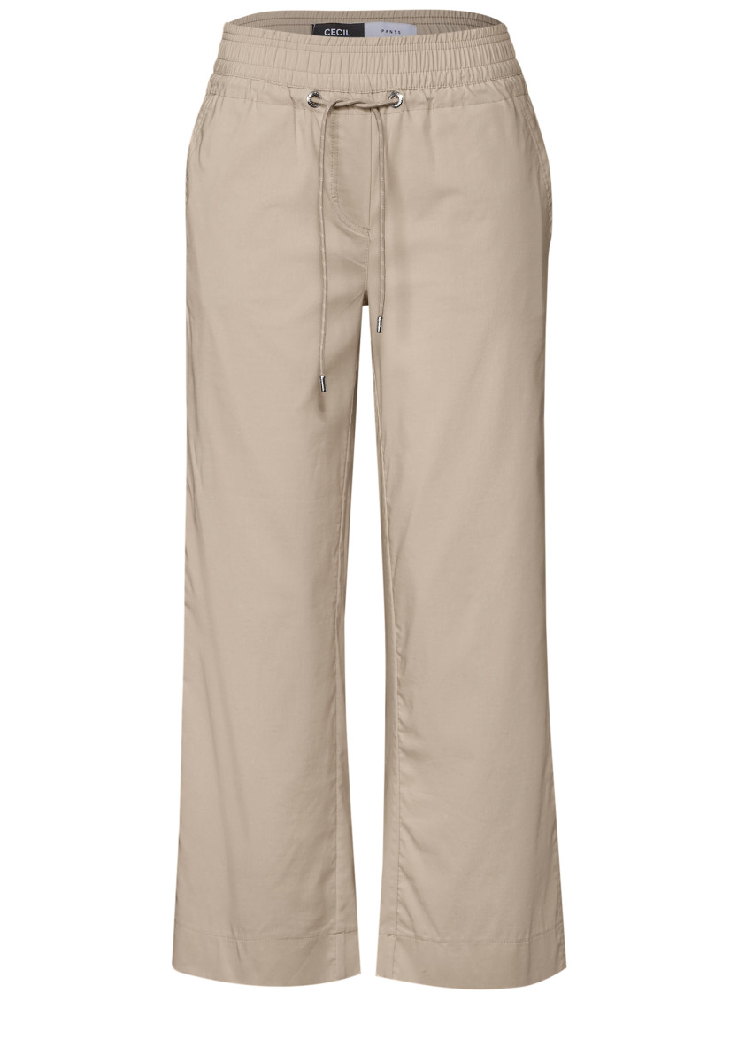Damen Hose Wide Leg 7/8