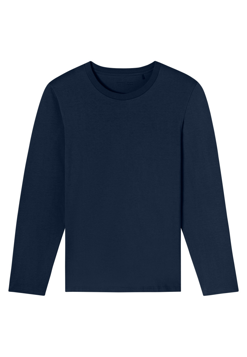 Herren Langarmshirt Rundhals