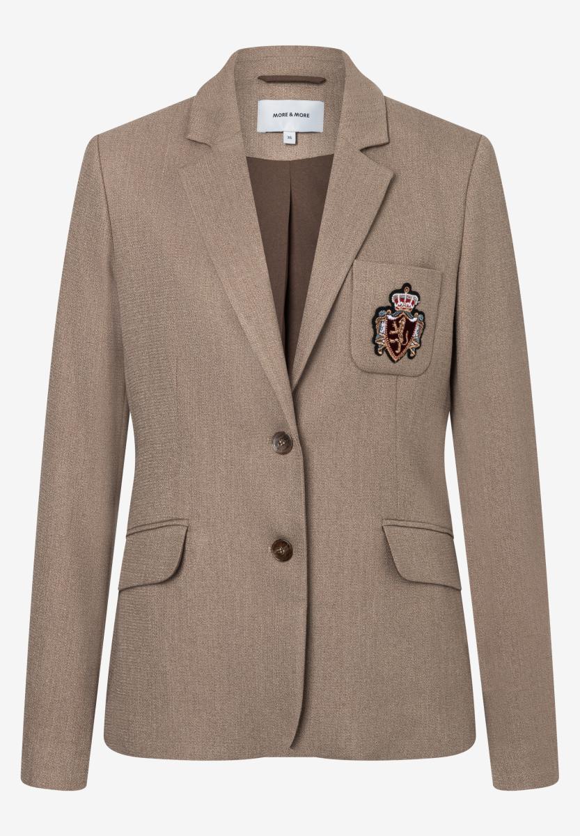 Damen Blazer Mit Emblem