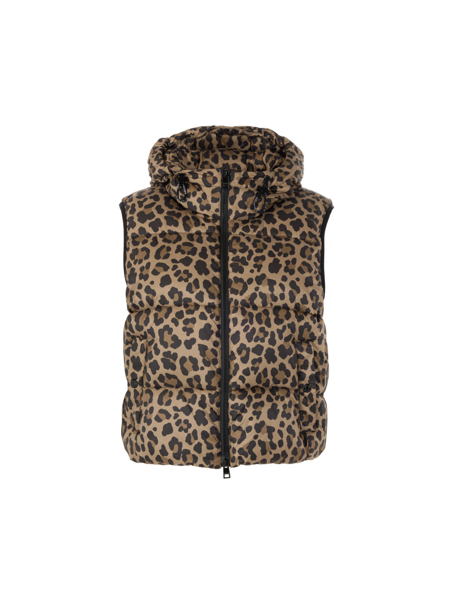 Damen Leoweste mit Kapuze