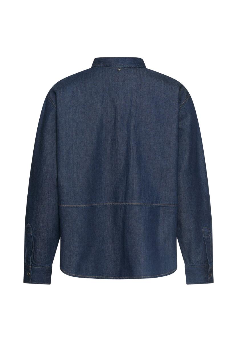 Jeansbluse mit Brusttaschen
