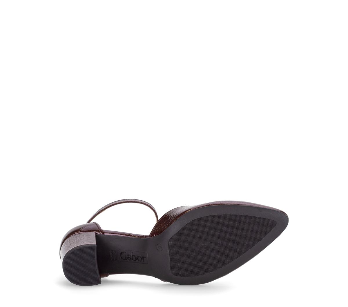 Spangenpumps Lackleder