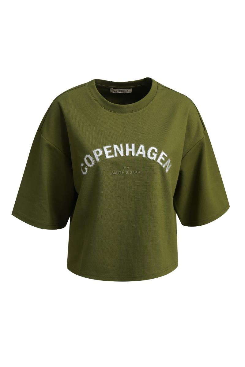 Damen Sweatshirt Kurzarm