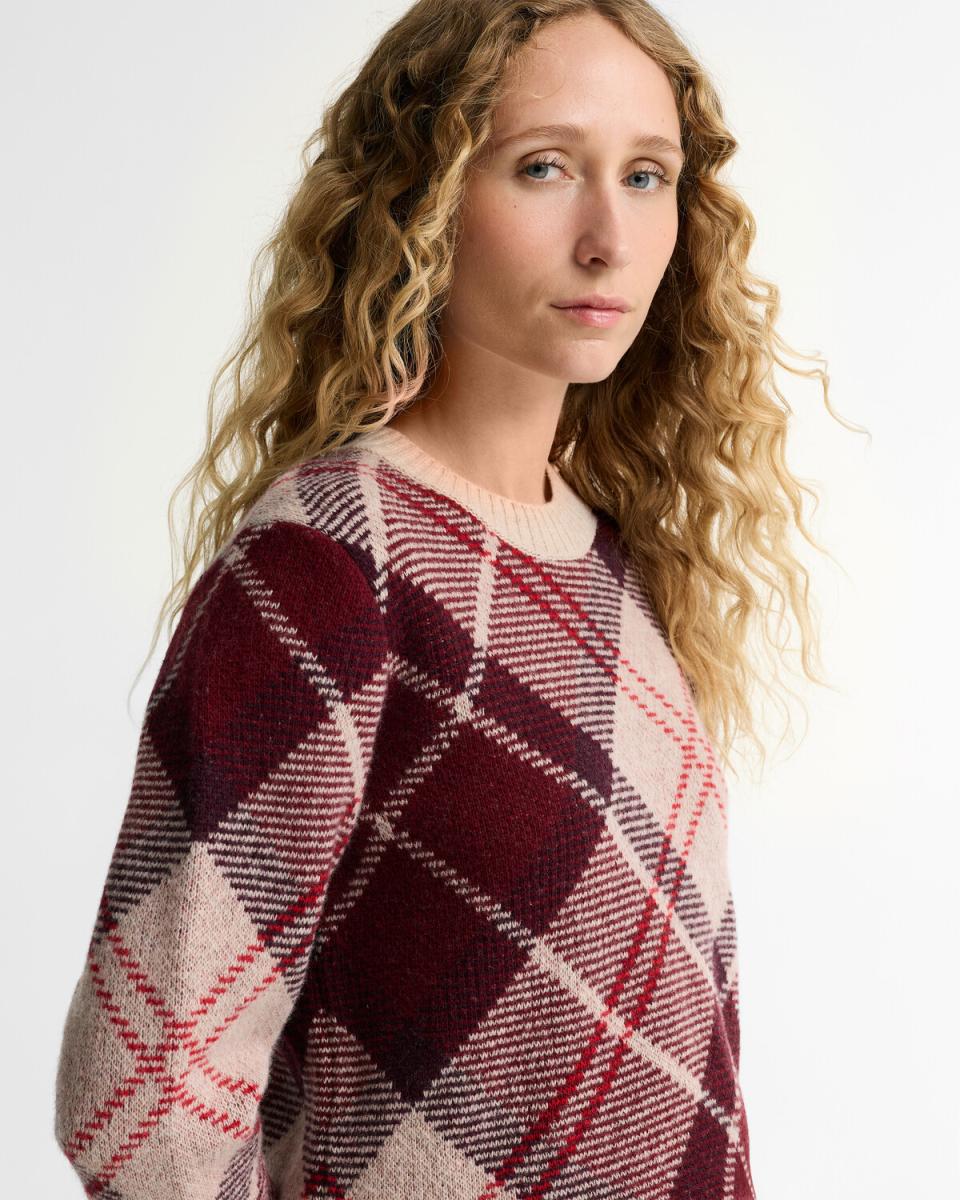Damen Wollpullover Stevie Tartan