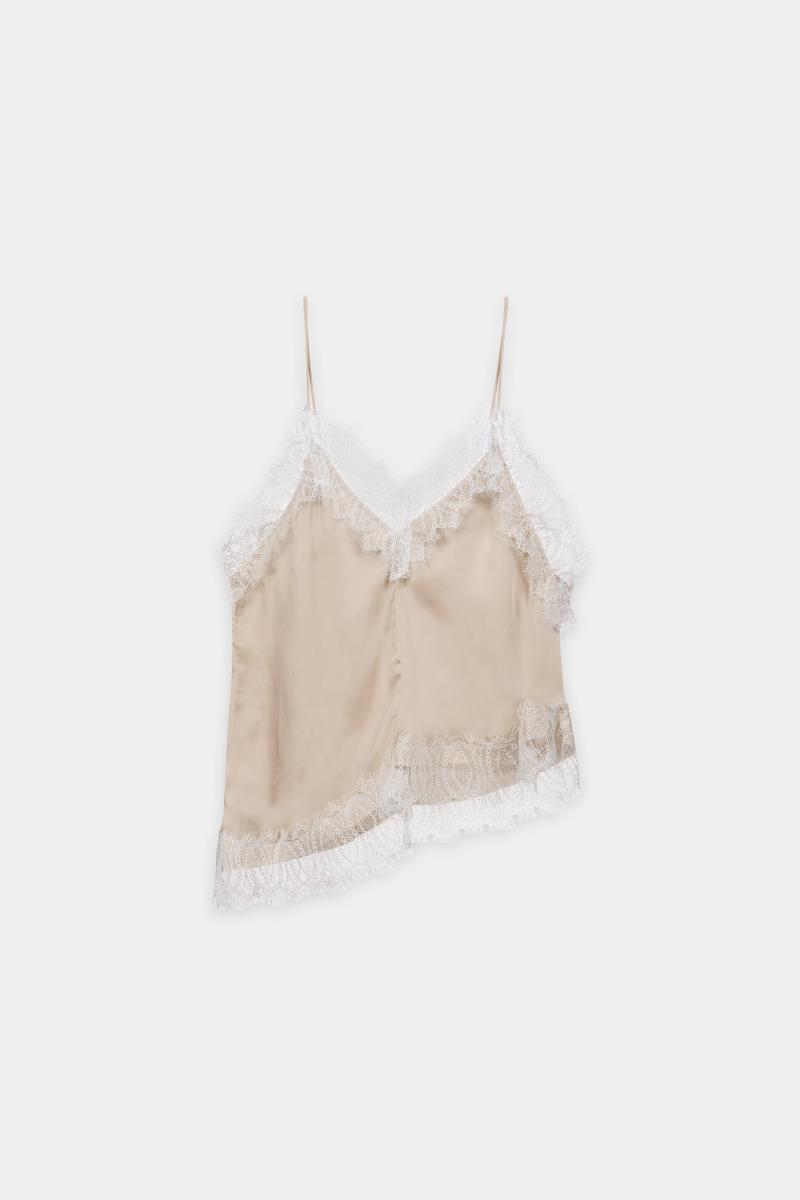 Damen Satin-Lingerie-Top