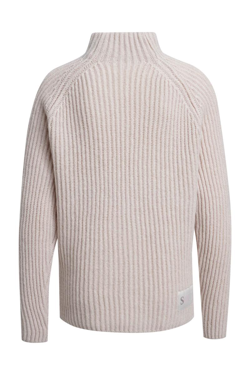 Damen Pullover High Collar