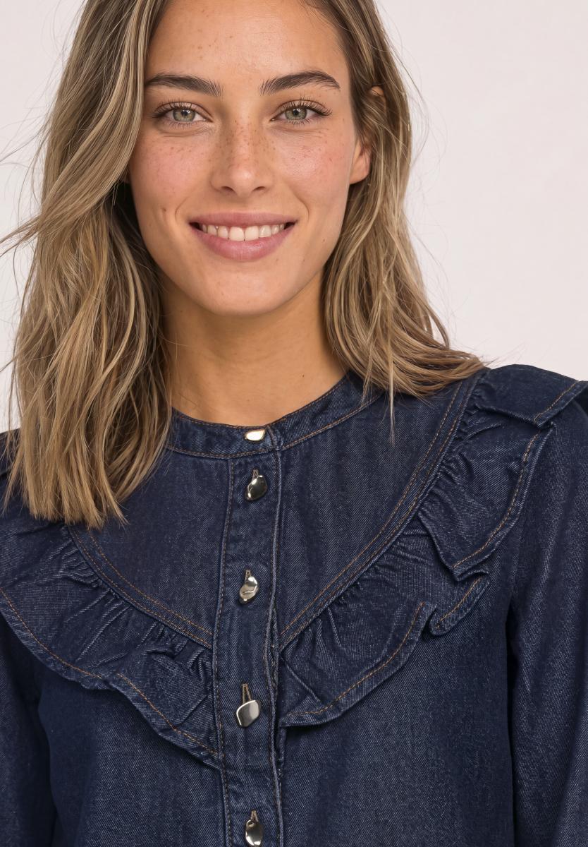 Jeansbluse