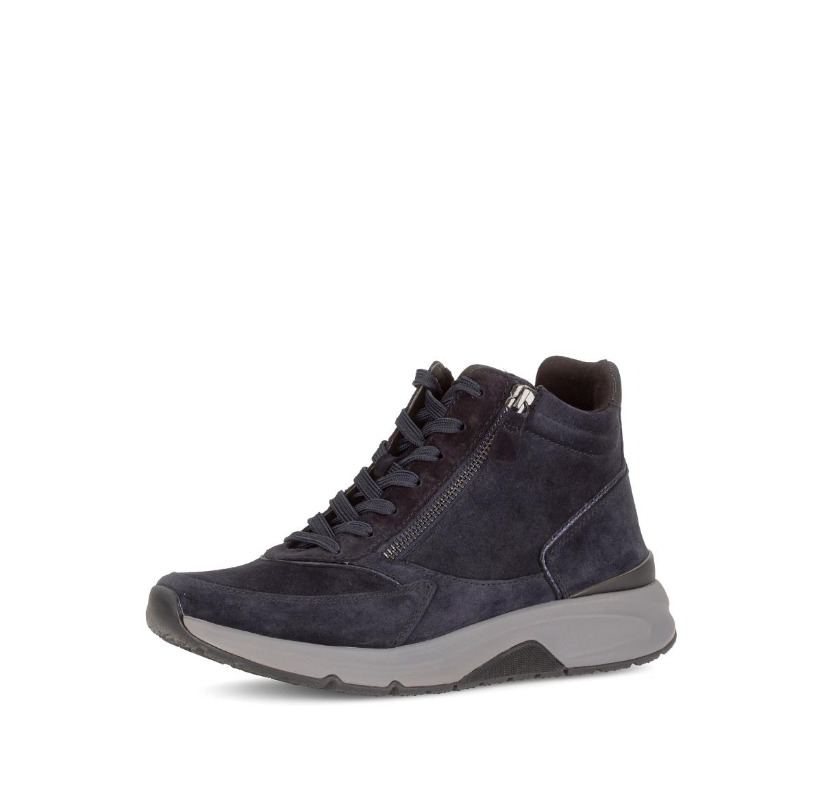 Damen Schnürstiefeletten Rauleder