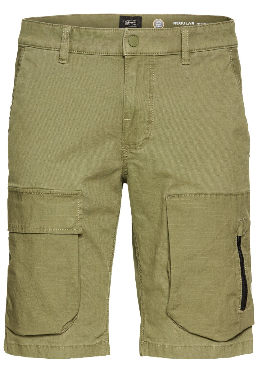 Herren Cargo-Shorts mit Ripstop-Kontrast