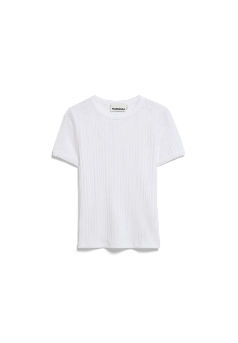 Damen T-Shirt Pointelle