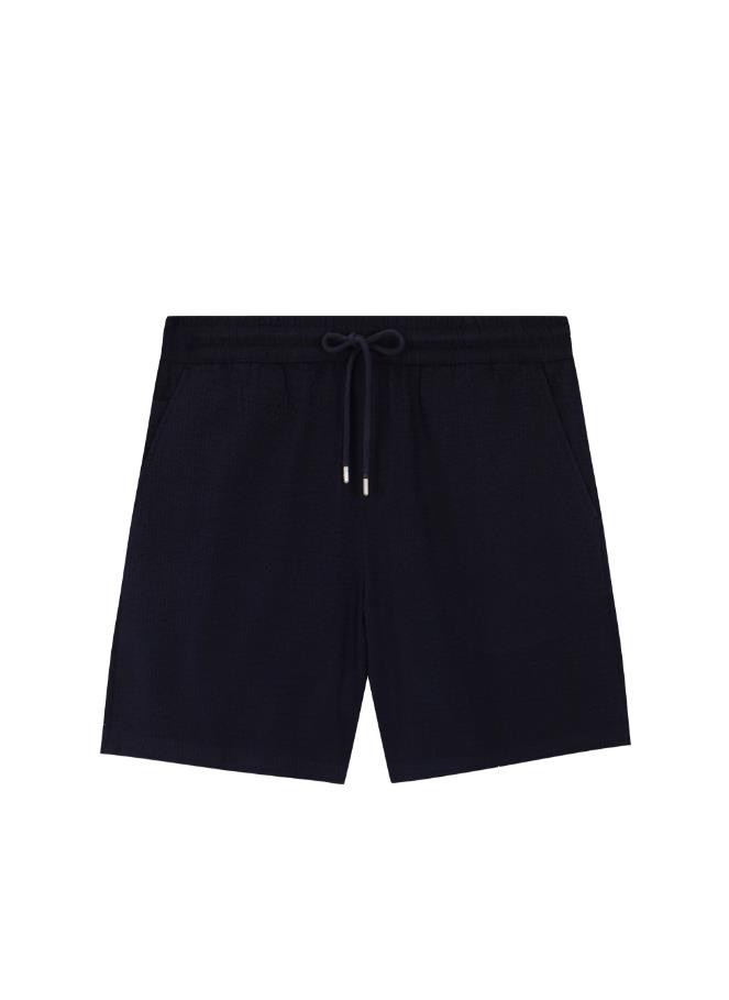 Herren Shorts aus Seersucker-Stoff