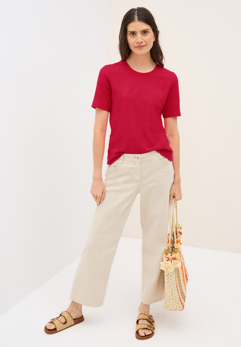Damen T-Shirt Bouclé