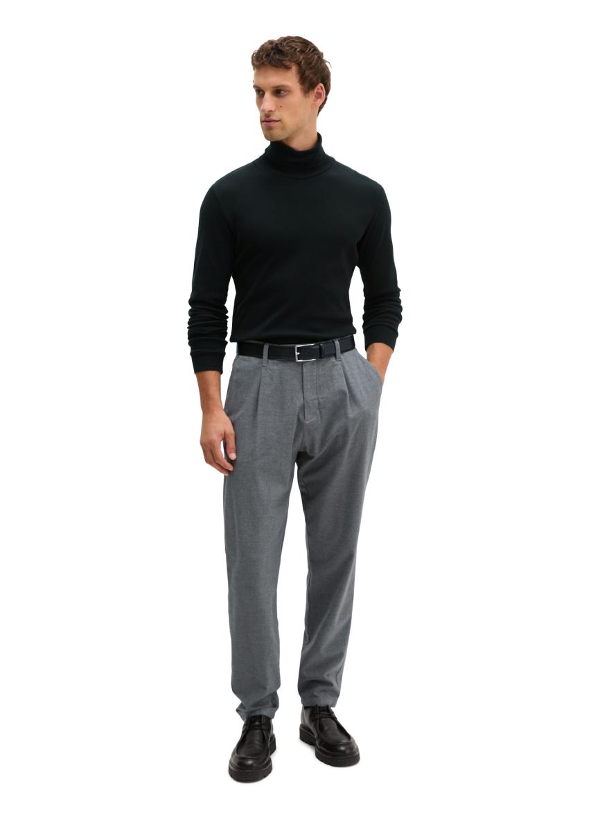Herren Rollkragen-Longsleeve