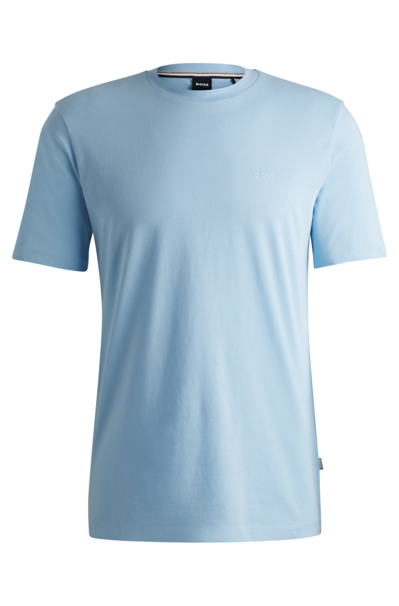 Herren T-Shirt aus Baumwoll-Jersey mit Logo