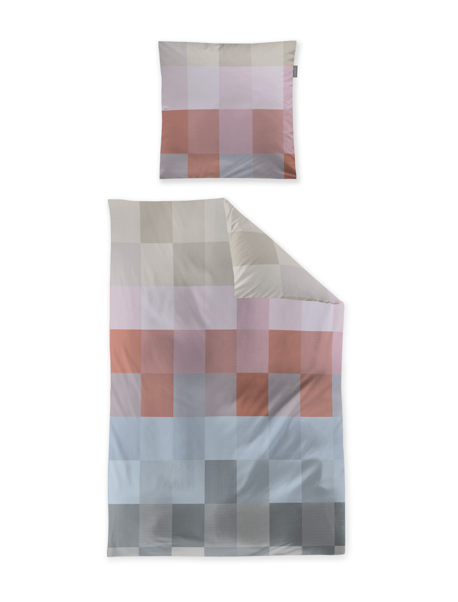 Mako-Satin Bettwäsche Wave