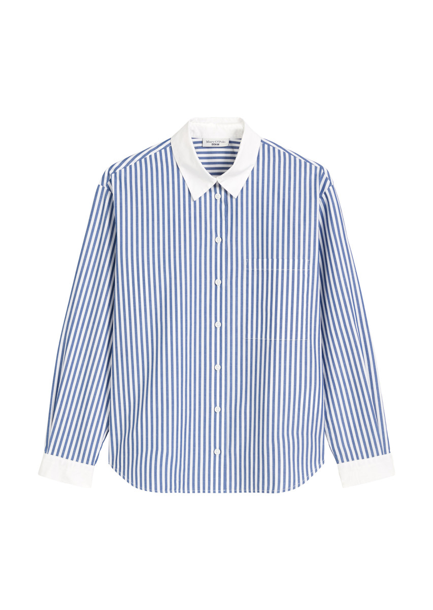 Damen Streifenbluse regular
