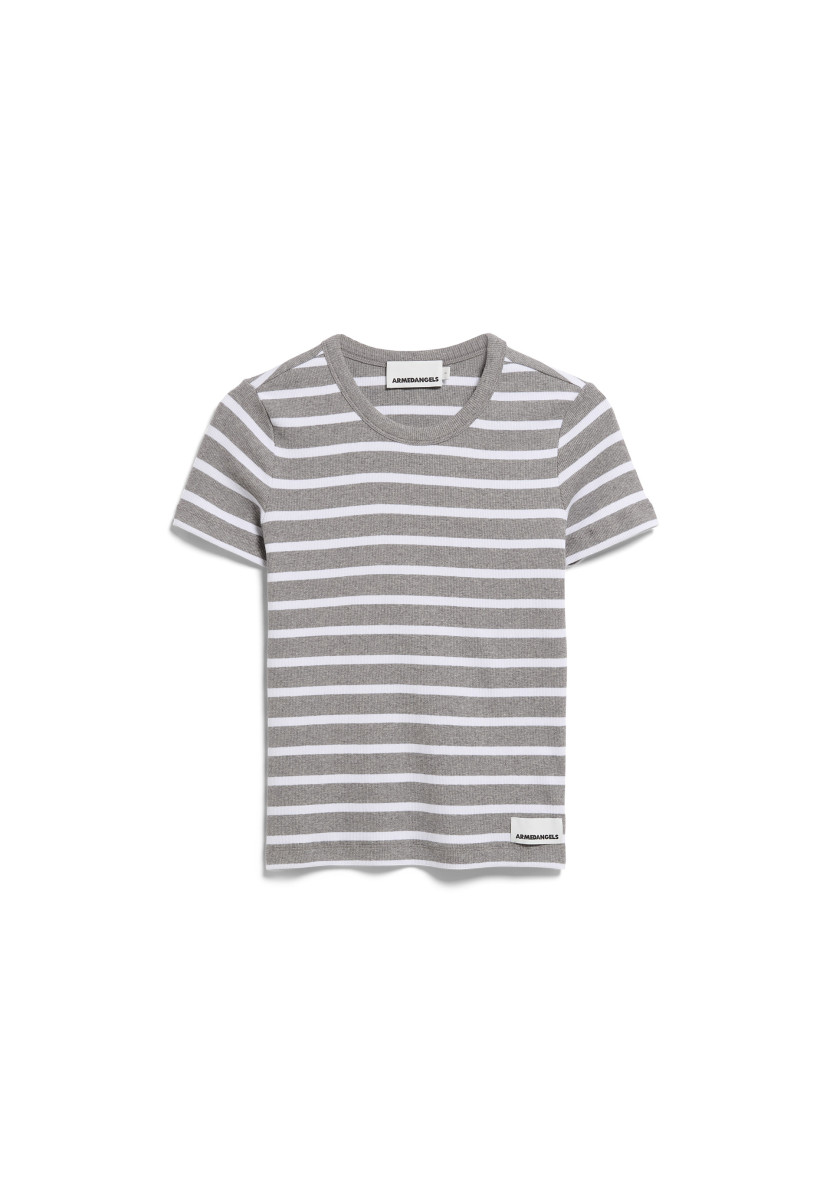 Damen Ripp-T-Shirt KARDAA STRIPES