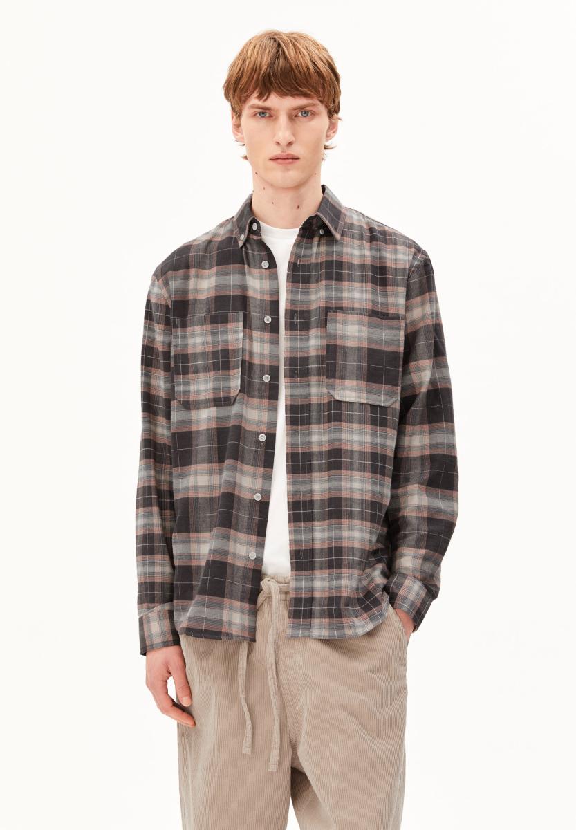 Herren PATCHWORK LANGARMHEMD