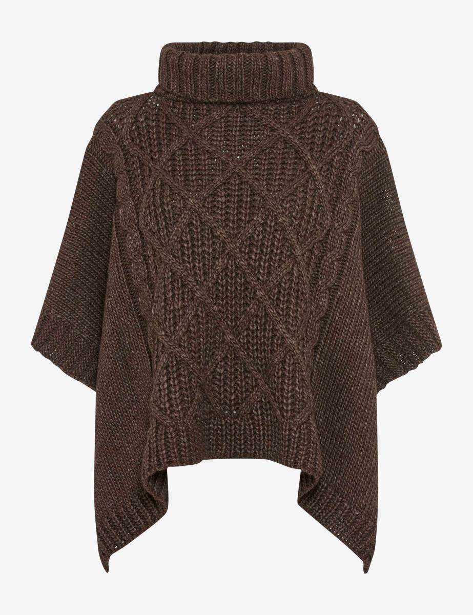 Damen Strick-Cape Thea