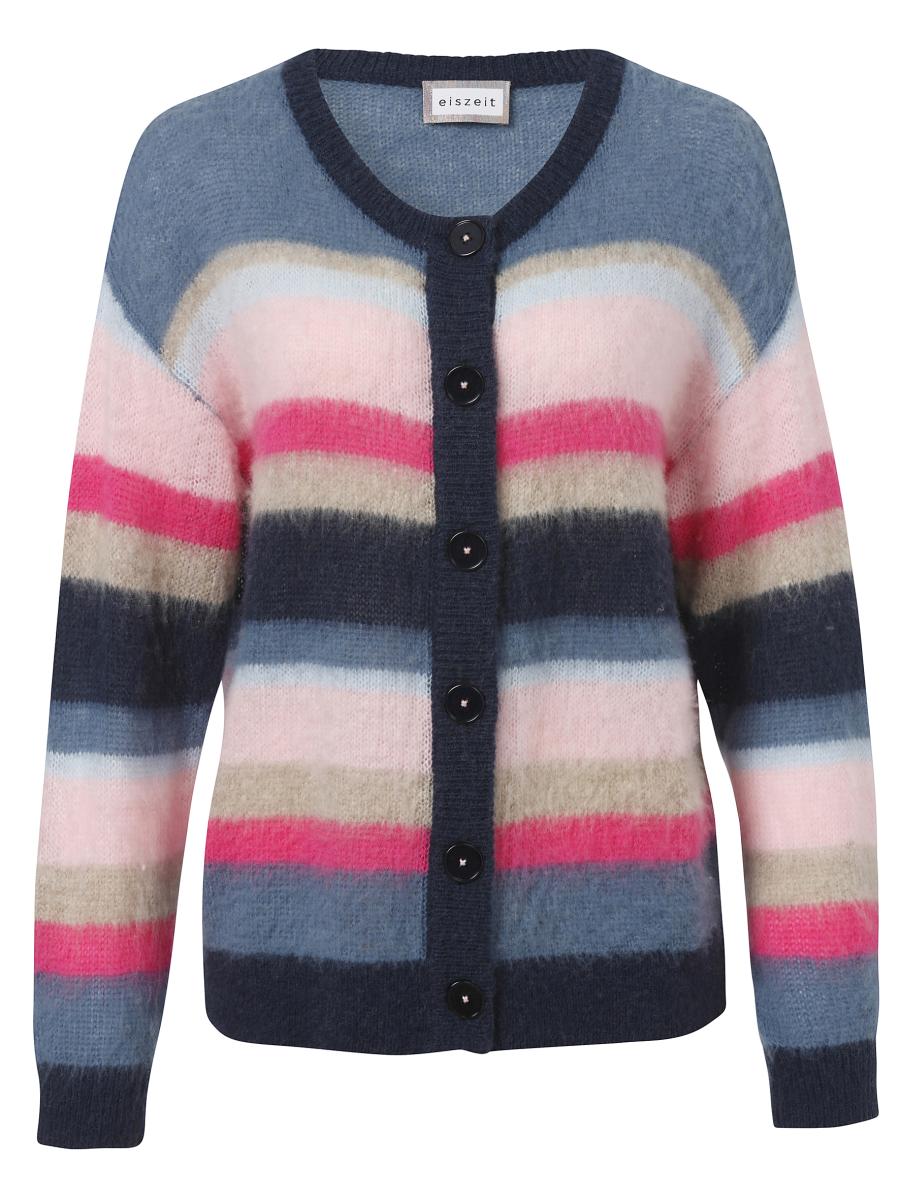 Curvy Strickjacke Ringel