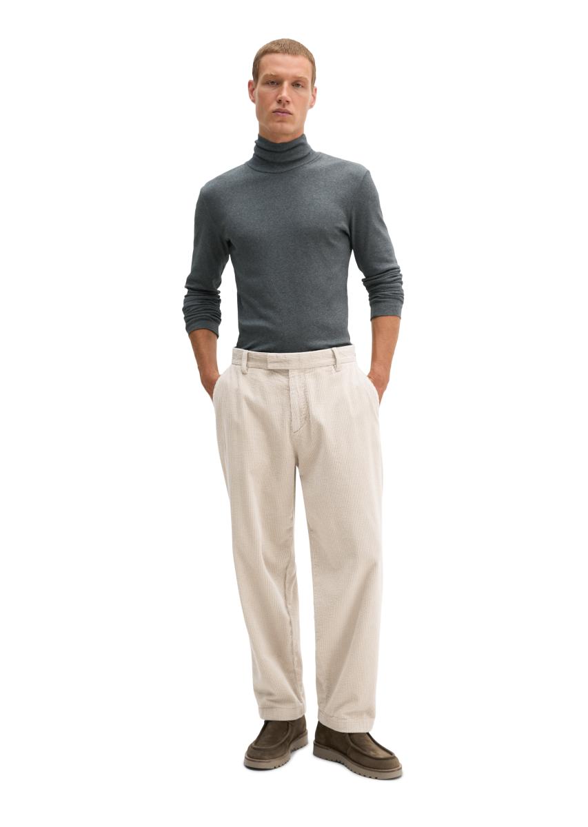 Herren Rollkragen-Longsleeve