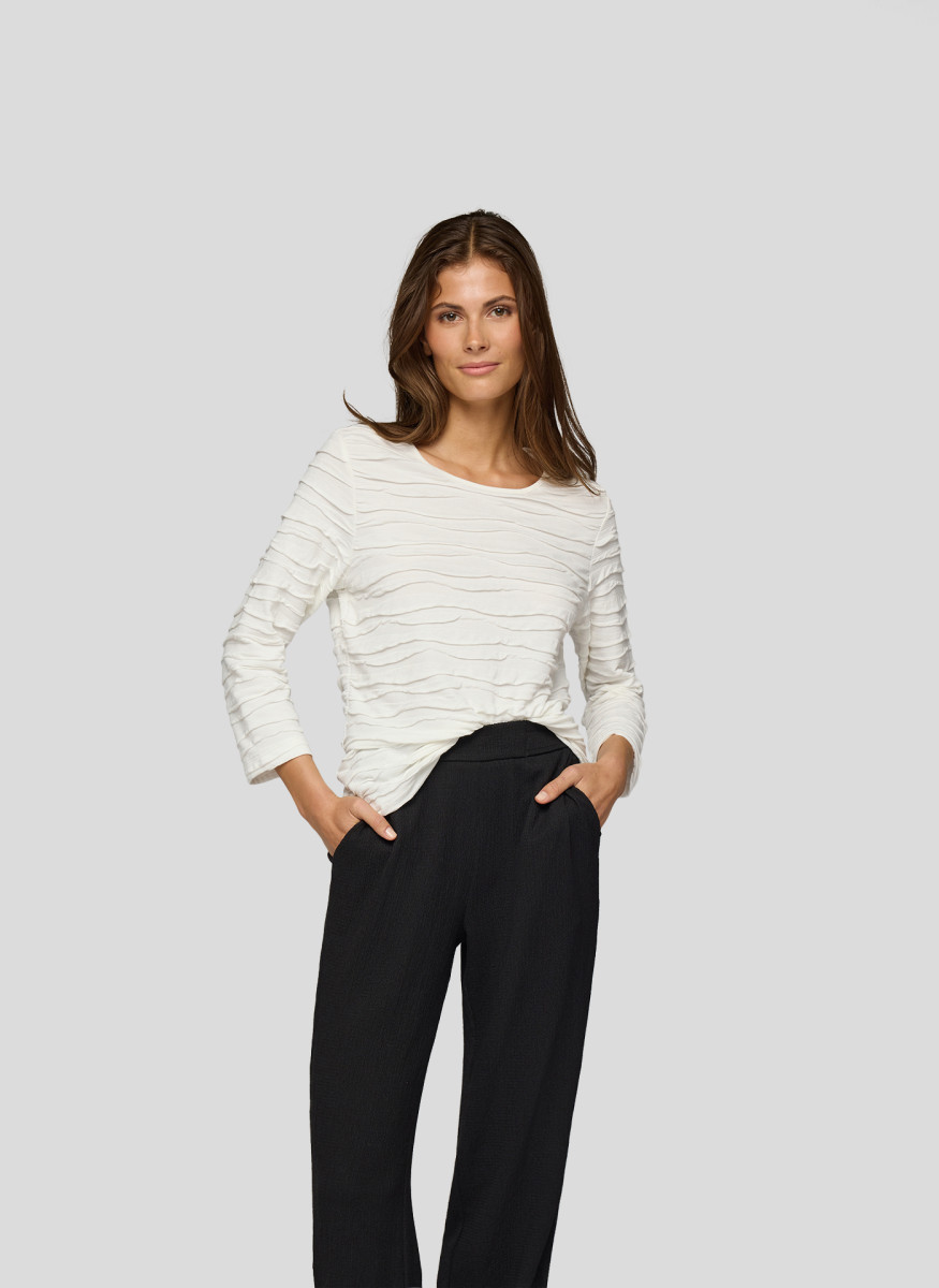 Damen Langarmshirt Nordic Blue