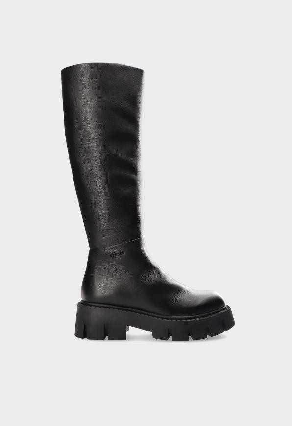 Damen Kniehohe Stiefel