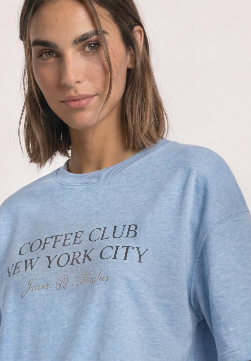 Damen Kurzarm-Sweatshirt