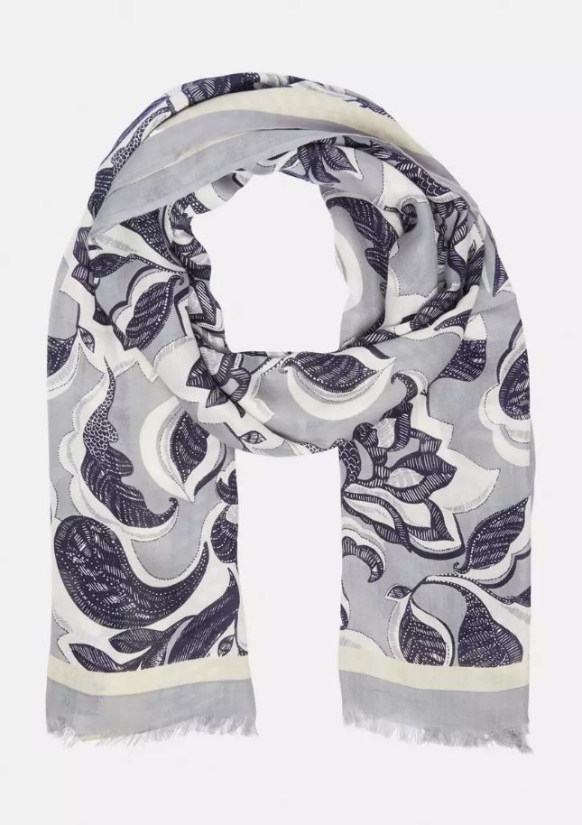 Damen Tuch floral gemustern
