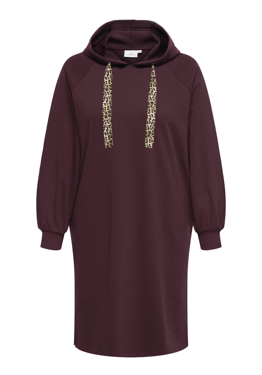 Curvy Hoodie-Kleid CARALINA