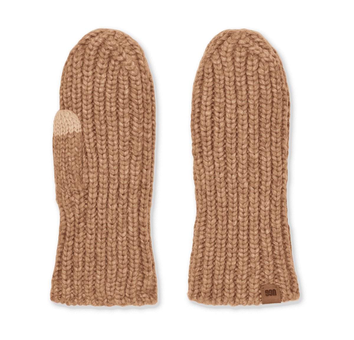 Damen Grobe Rippstrickfäustlinge