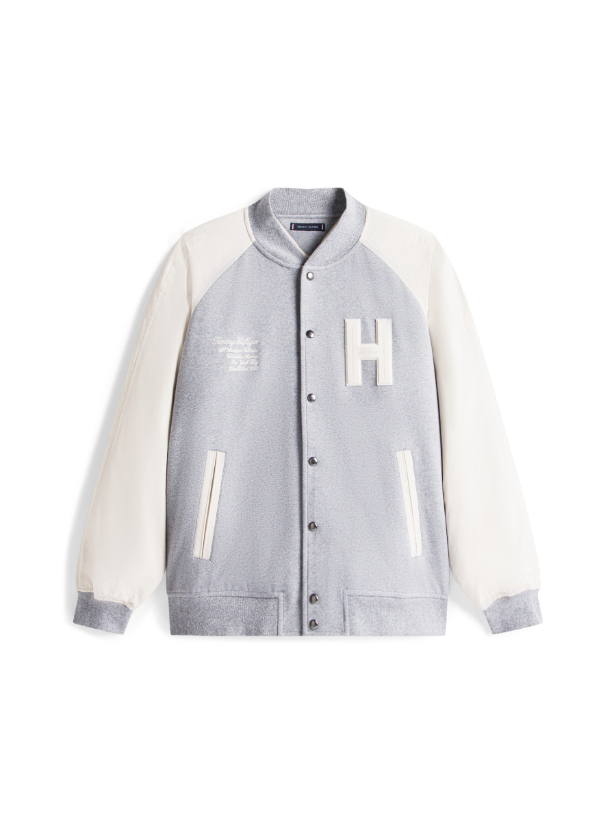 Herren College-Jacke Plus-Size