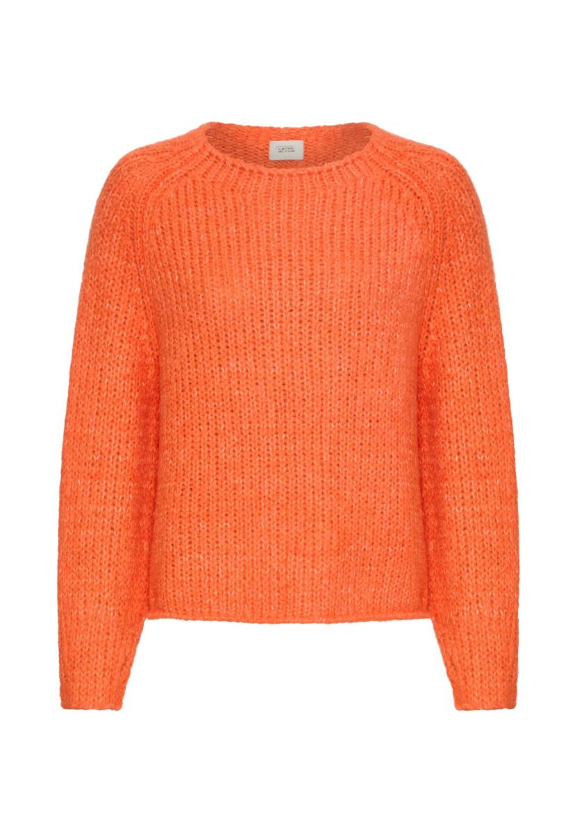 Damen Strickpullover mit weiten Ärmeln