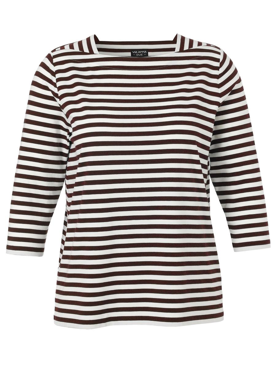 Curvy T-Shirt Karree 3/4-Arm