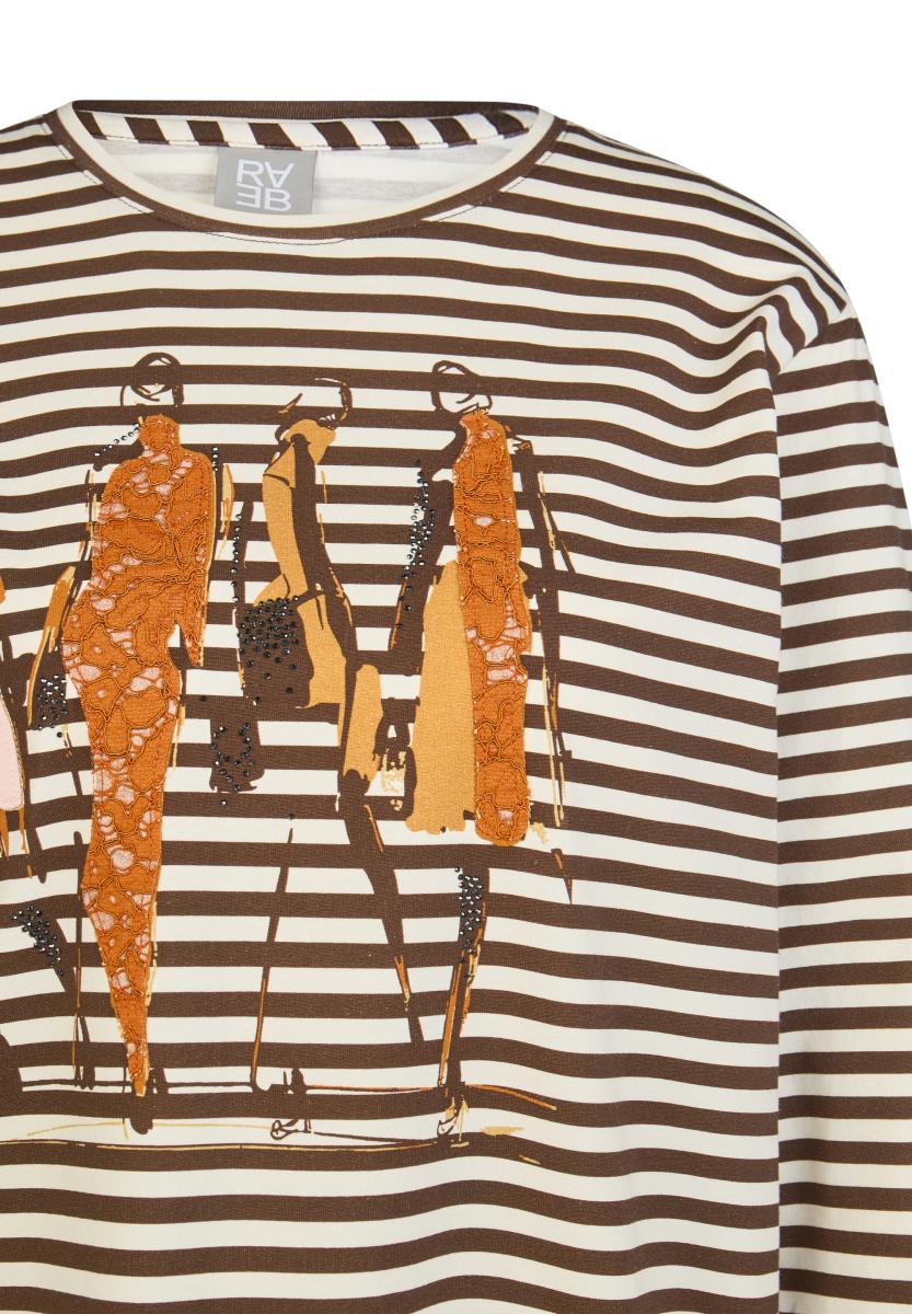 Damen Langarmshirt Via Milano